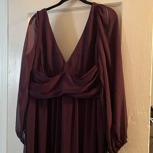 Lulus Deep Purple dress—Size Large